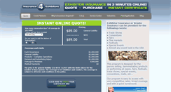 Desktop Screenshot of insurance4exhibitors.com